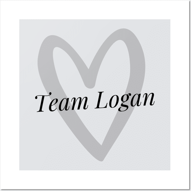 Team Logan Wall Art by Gilmore Book Club